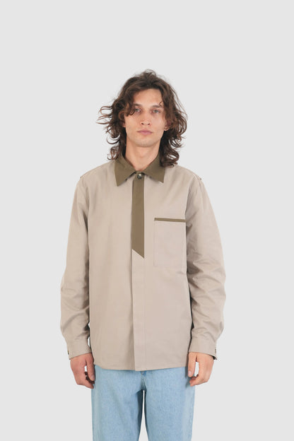 Overshirt O-325 Taupe