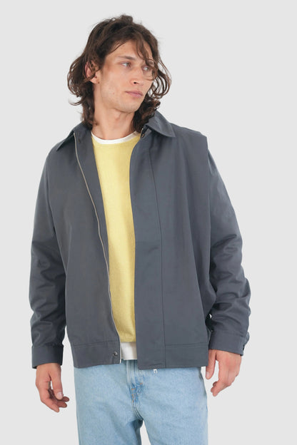 Bomber Jacket B-824 Dark Grey