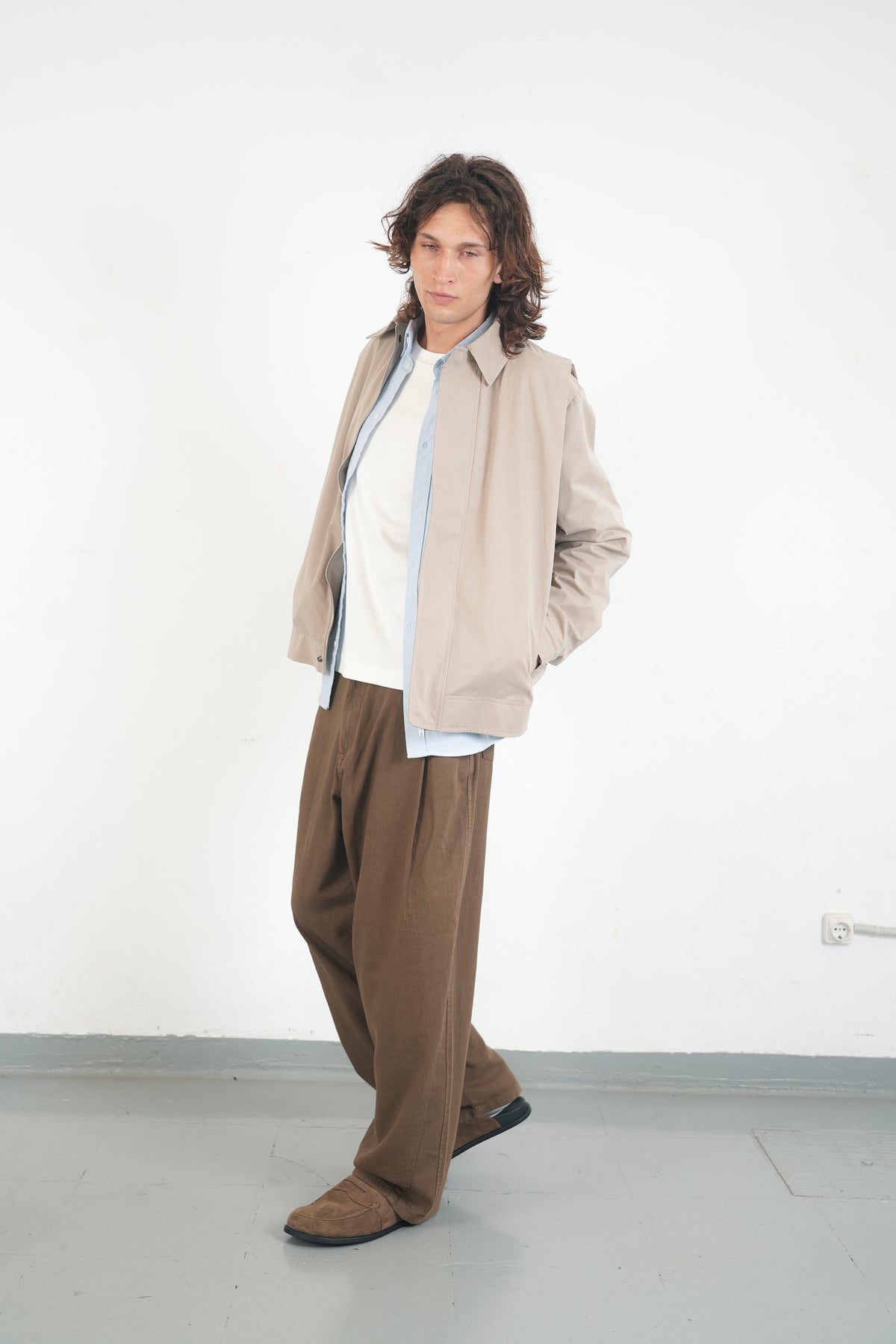 Bomber Jacket B-824 Taupe